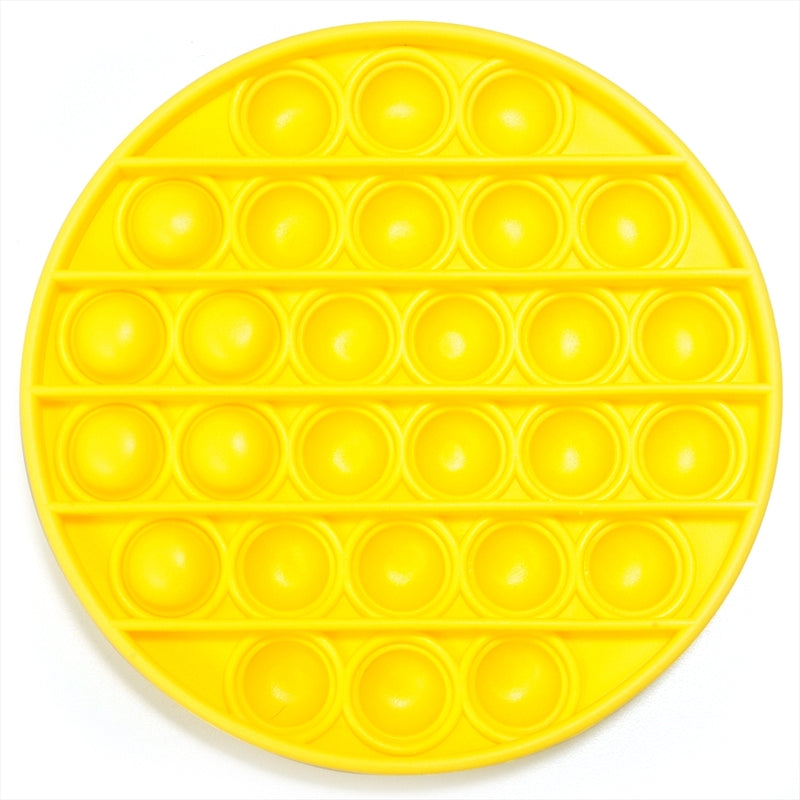 Yellow Round Push And Pop