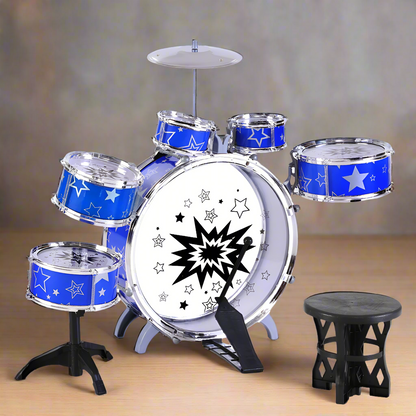 Keezi 11 Piece Kids Drum Set