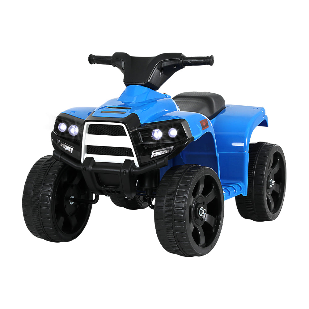 Rigo Kids Ride On ATV Quad Motorbike Car 4 Wheeler Electric Toys Battery Blue