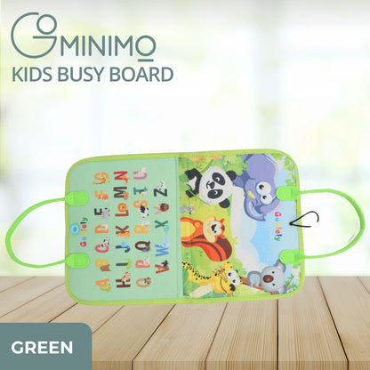 GOMINIMO Kids Busy Board Learning Toys (Green)